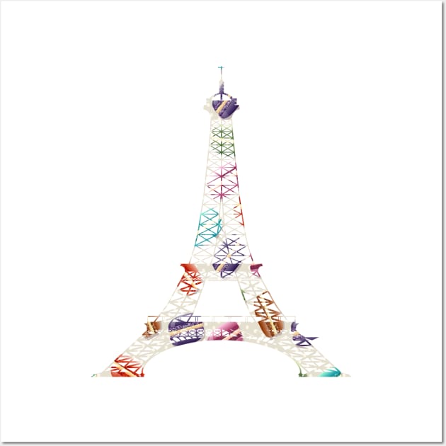 Eiffel tower Wall Art by Polli